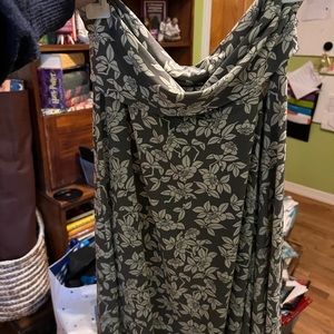 Gray floral skirt size M from max studio